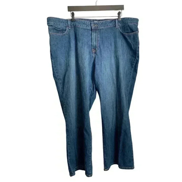 LL Bean Women's Jeans Size 22W Favorite Jeans Straight - Picture 6 of 7